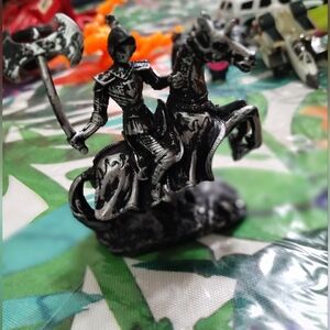 Metallic plastic figurine